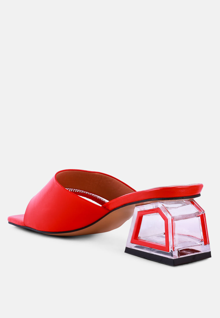 golfy rhinestone embellished strap fantasy heel sandals by ruw#color_red