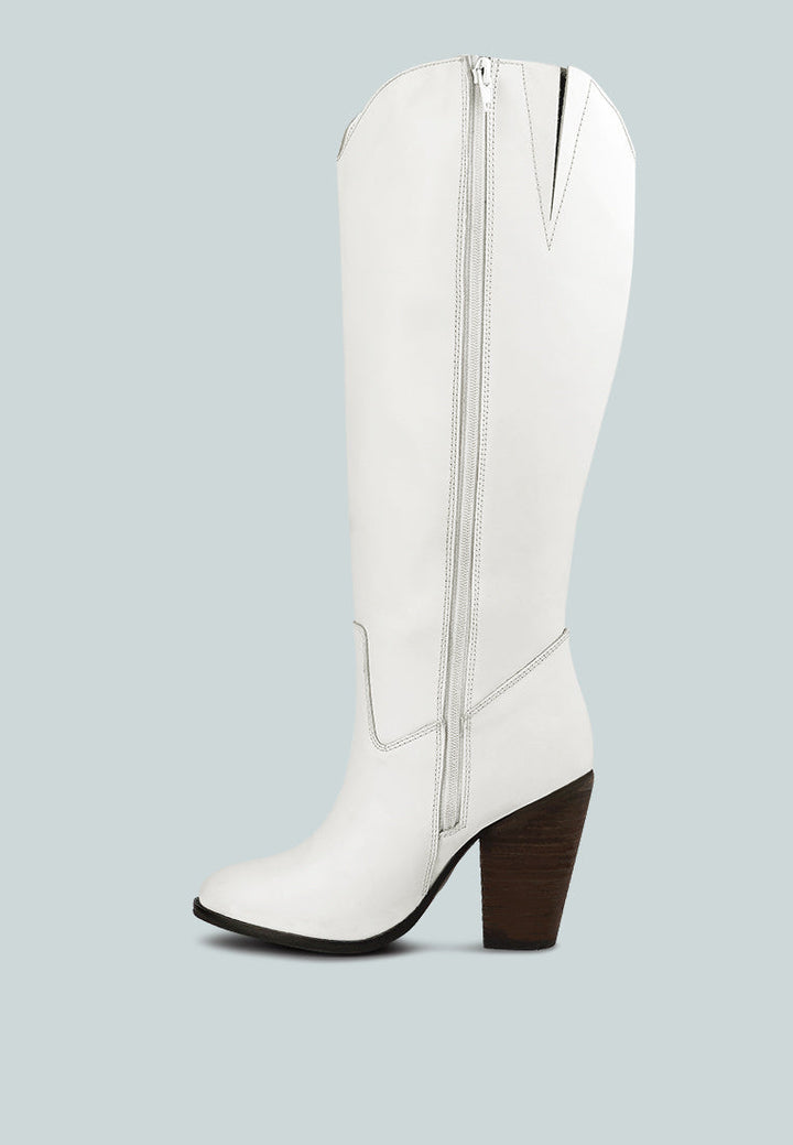 great-storm leather calf boots#color_white