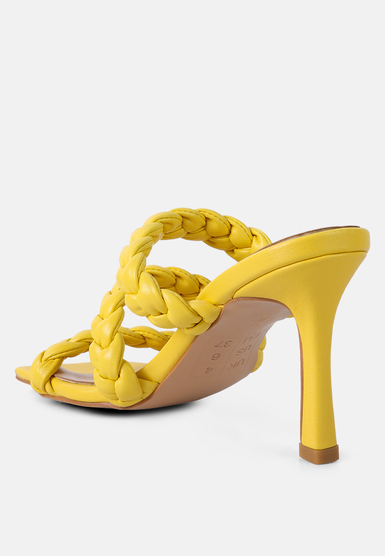 high bae braided strap casual heels by ruw#color_yellow