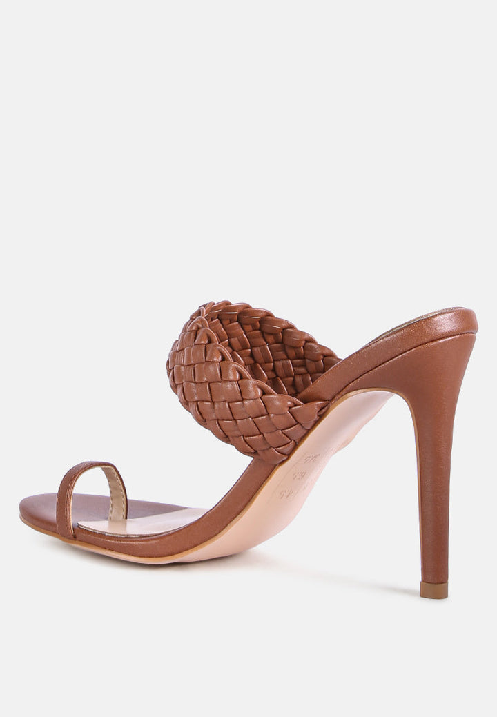 high perks woven strap high heels by ruw#color_macchiato