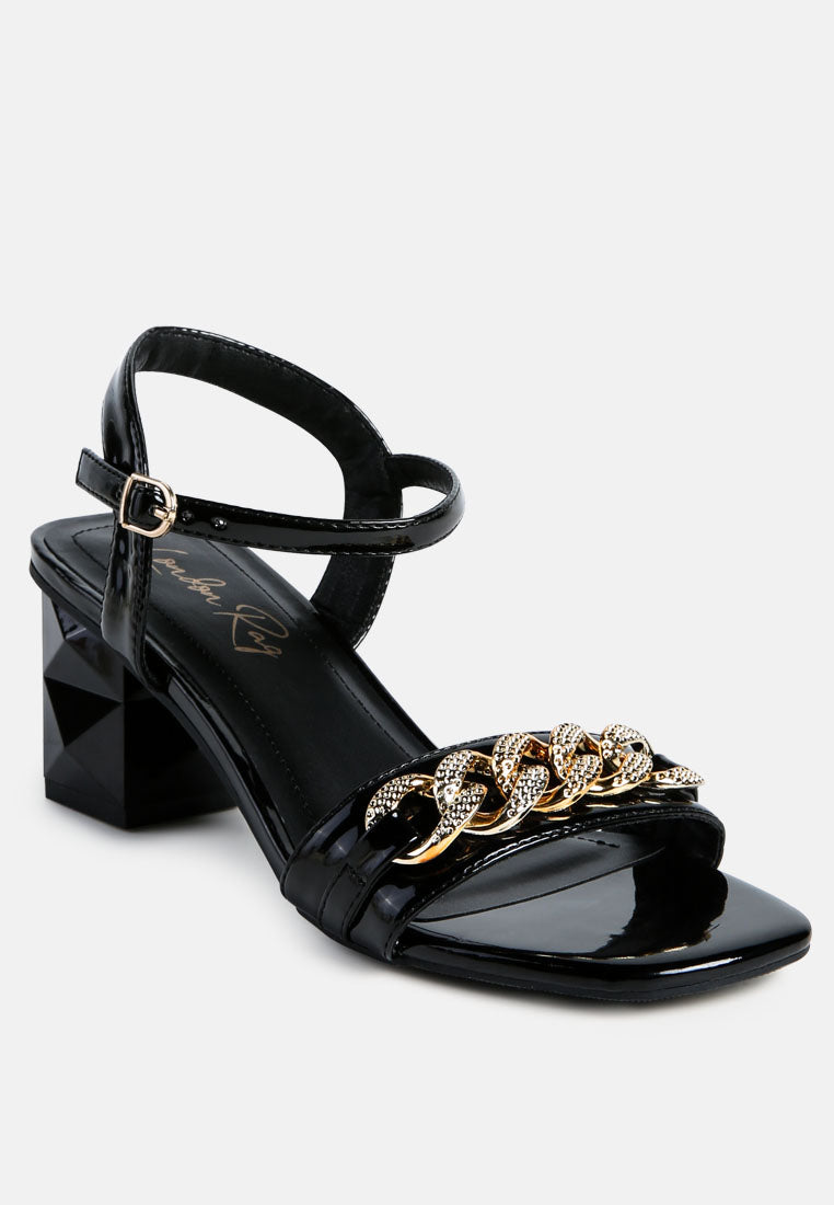 illusion metal chain link fantasy heel sandals by ruw#color_black