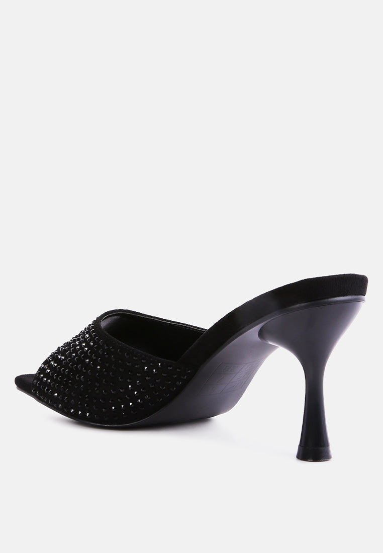 imprint heat set diamante slip on sandals by ruw#color_black