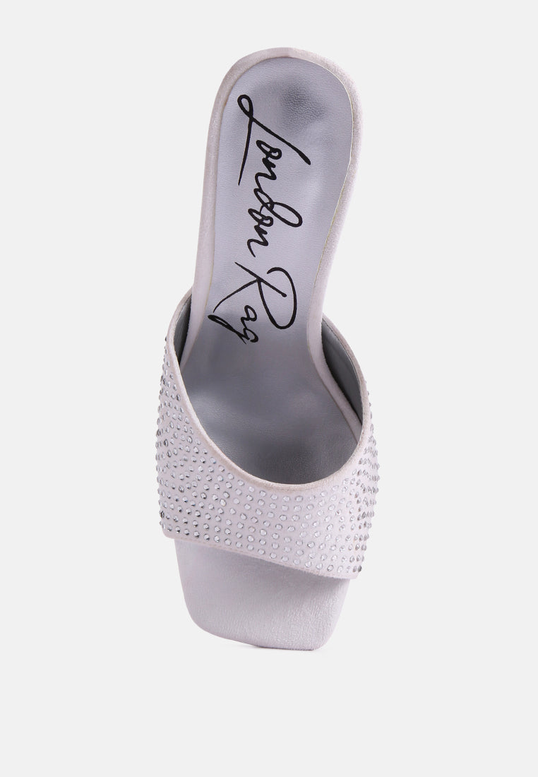 imprint heat set diamante slip on sandals by ruw#color_white
