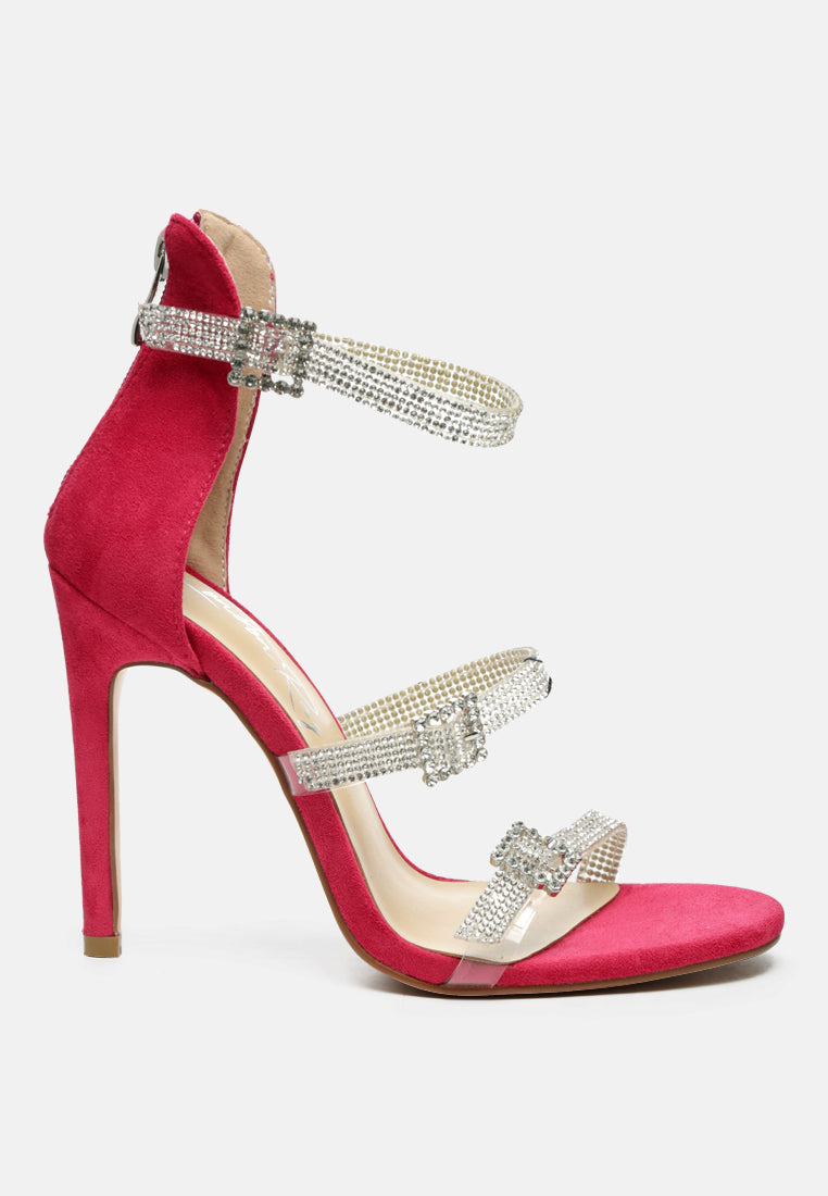 ines rhintestone embellished strap high heel sandals by ruw#color_red