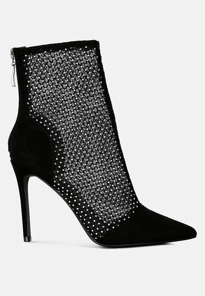 jazz rhinestone embellished mesh stiletto boots by ruw#color_black