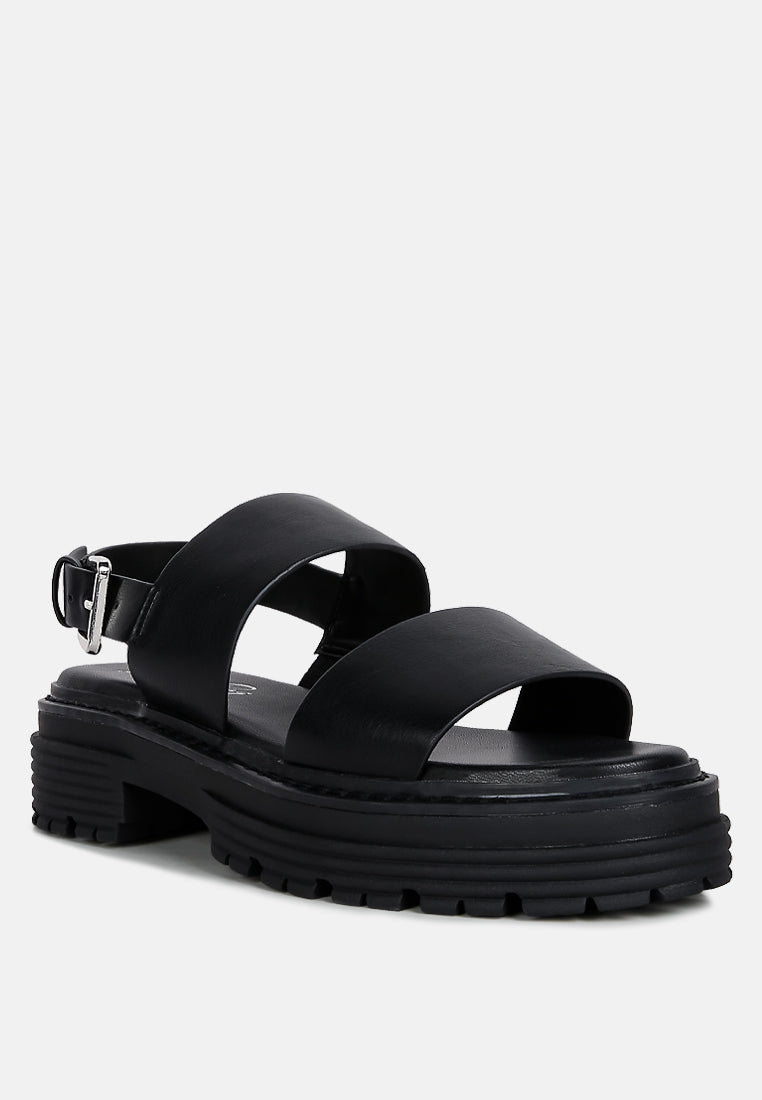 joan dual strap platforms sandals with buckle by ruw#color_black