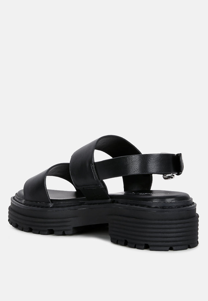joan dual strap platforms sandals with buckle by ruw#color_black