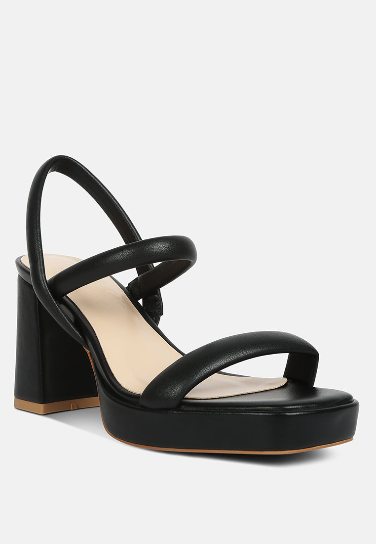 joslyn slingback block heel sandals by ruw#color_black