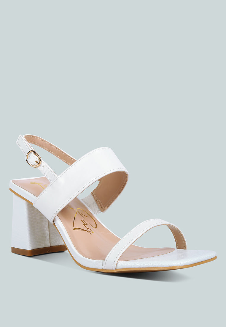 kirk elasticated gussets block heel sandals by ruw#color_white