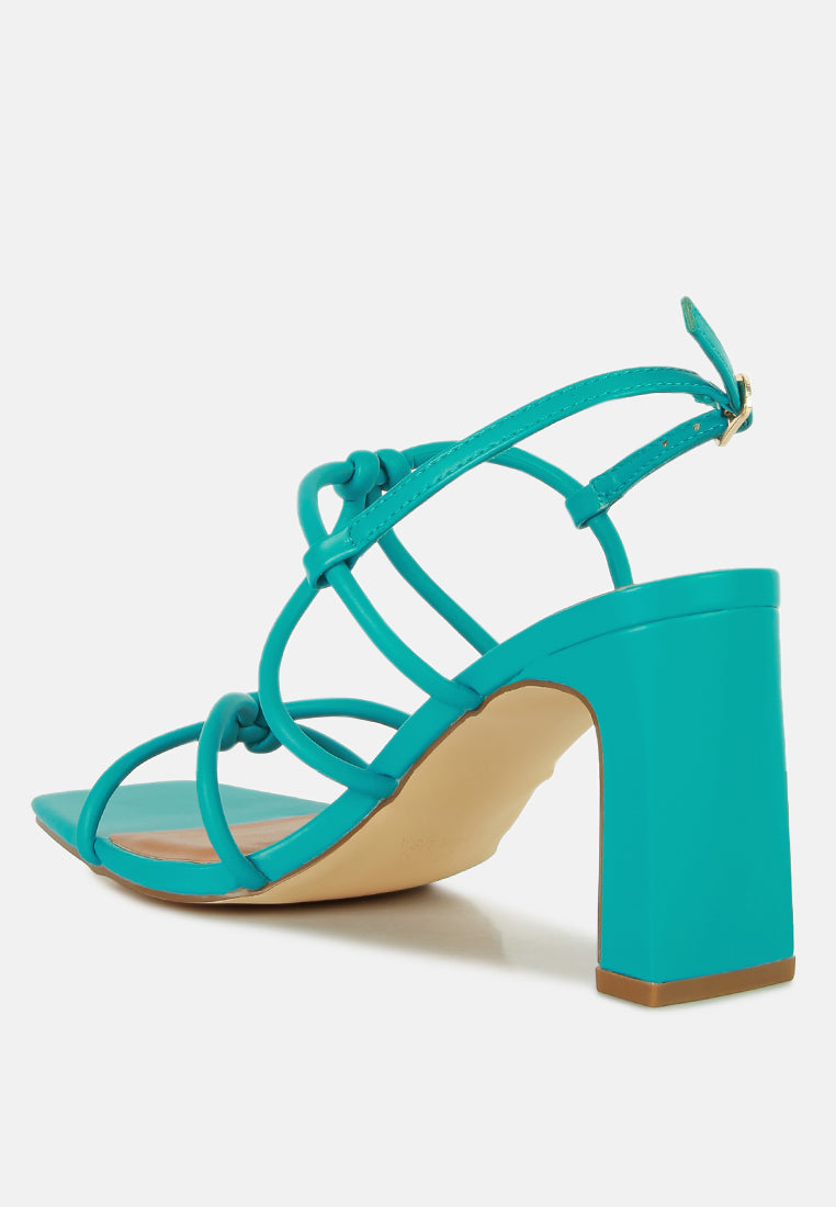 kralor knotted strap italian block heel sandals by ruw#color_green