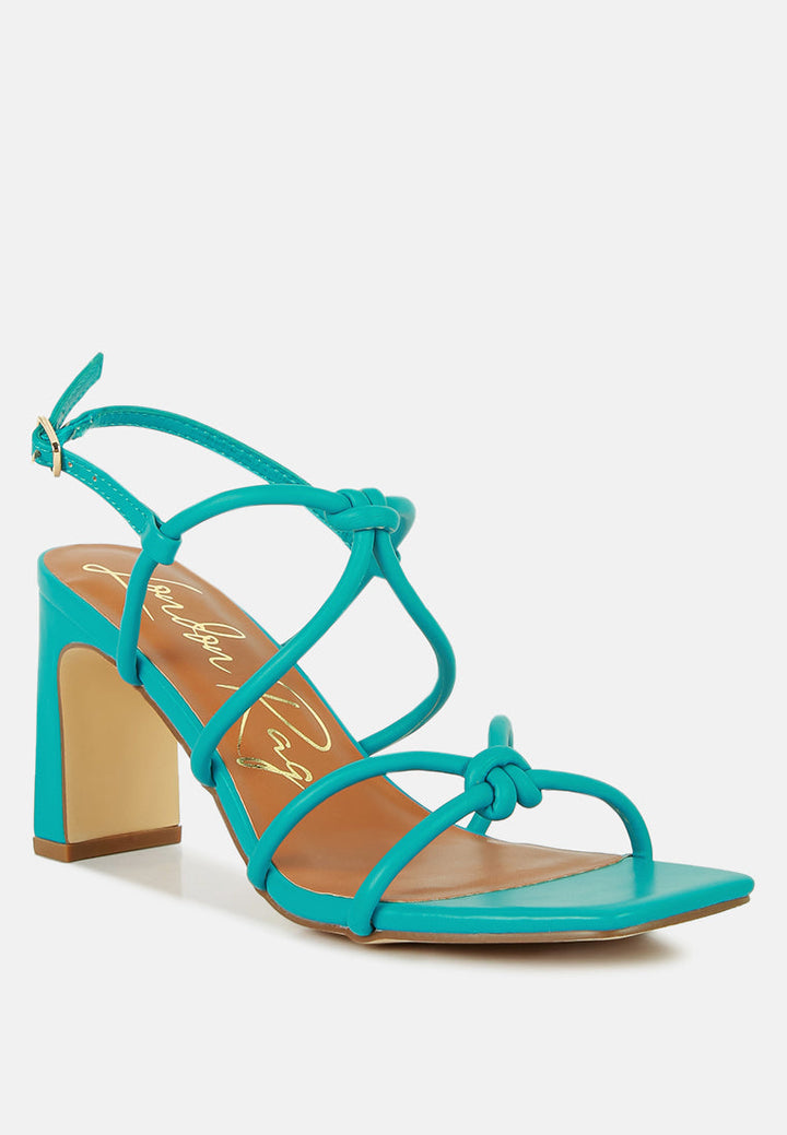 kralor knotted strap italian block heel sandals by ruw#color_green