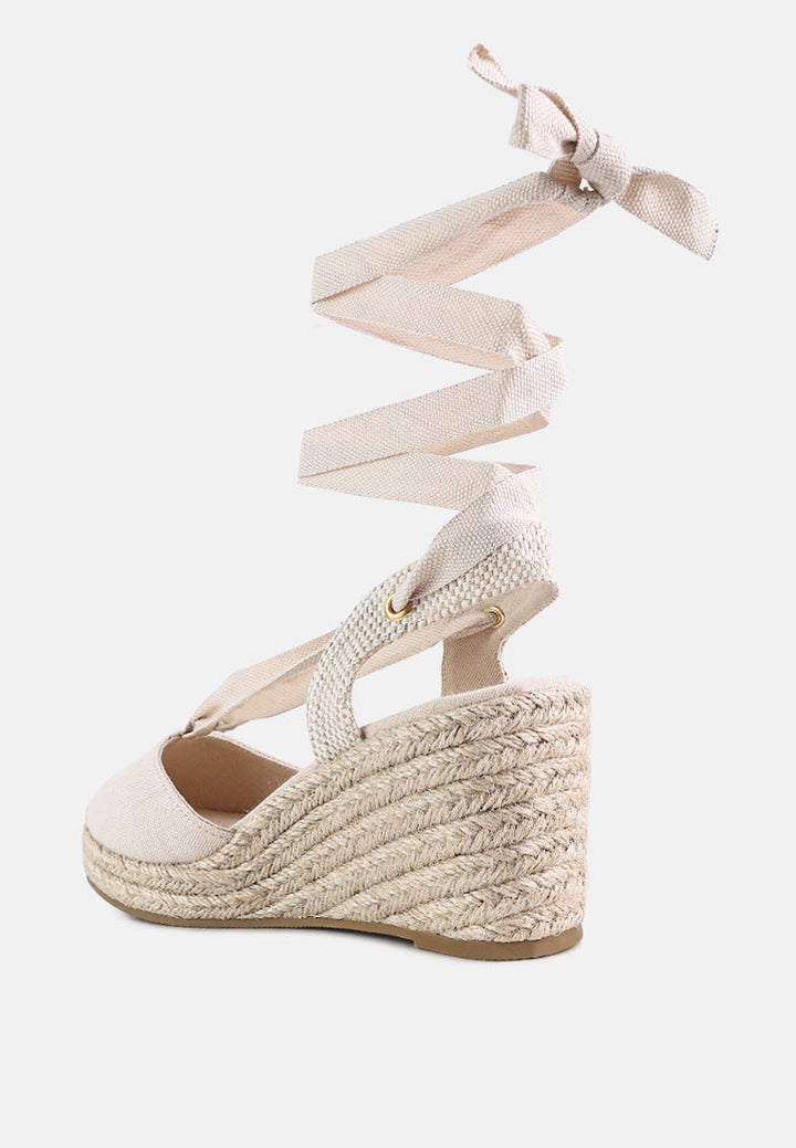 little mary strappy wedge heel sandals by ruw#color_ecru
