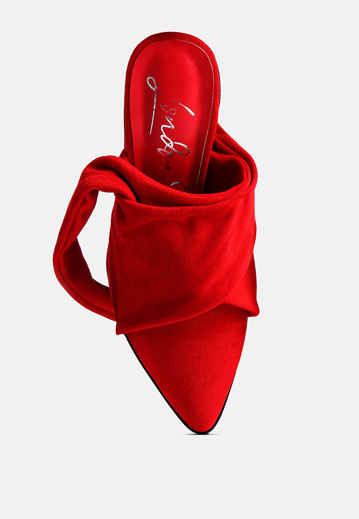 mama fav lace up block heel mules by ruw#color_red