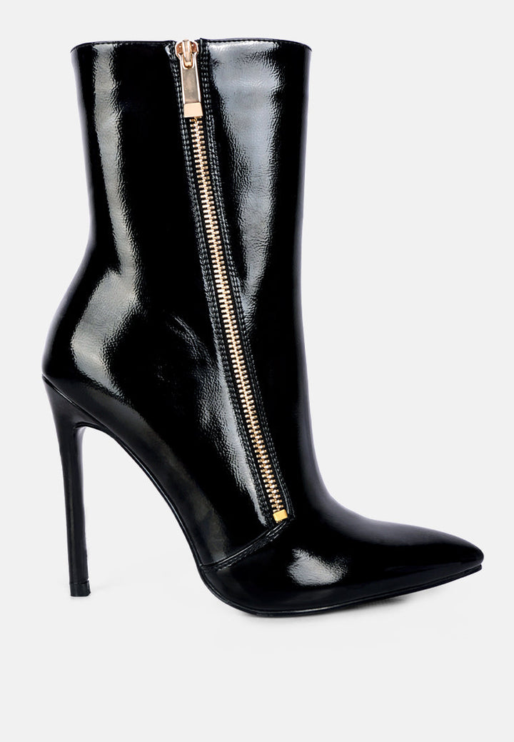 mania high heeled ankle boots by ruw#color_black