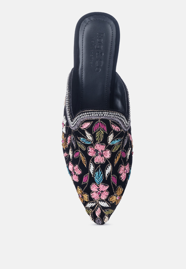 marcella embroidered mules#color_black