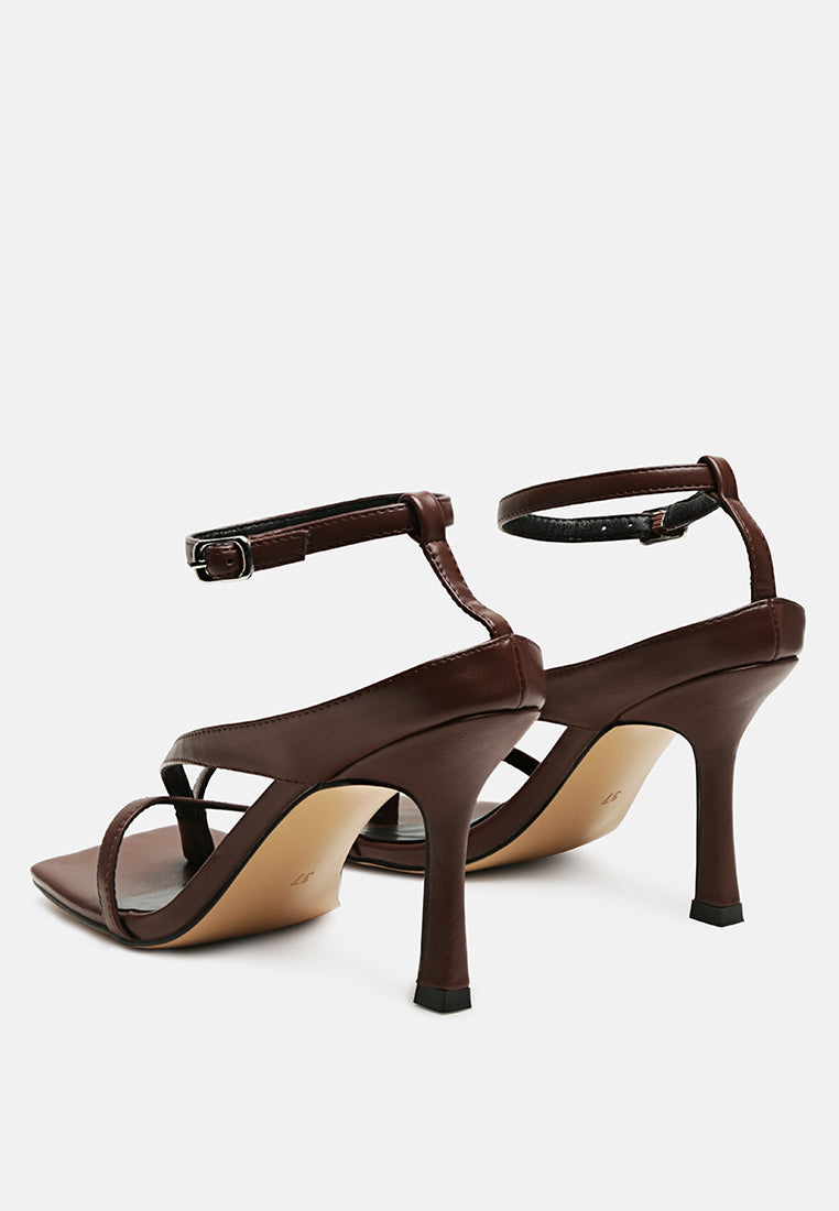 marcia ankle strap mid heel sandals by ruw#color_dark-brown