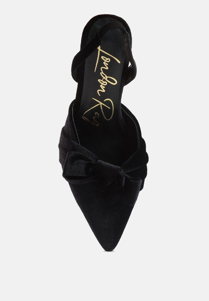 mayfair velvet high heel mule sandals by ruw#color_black