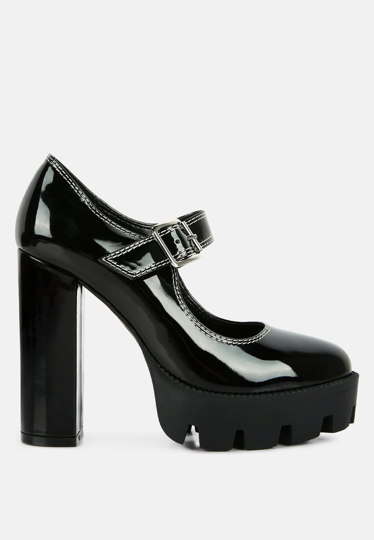 millenial bug patent high heeled mary jane shoes by ruw#color_black