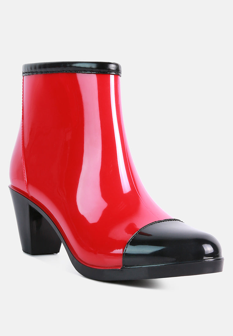 mizzle smart block heel rainboots by ruw#color_red