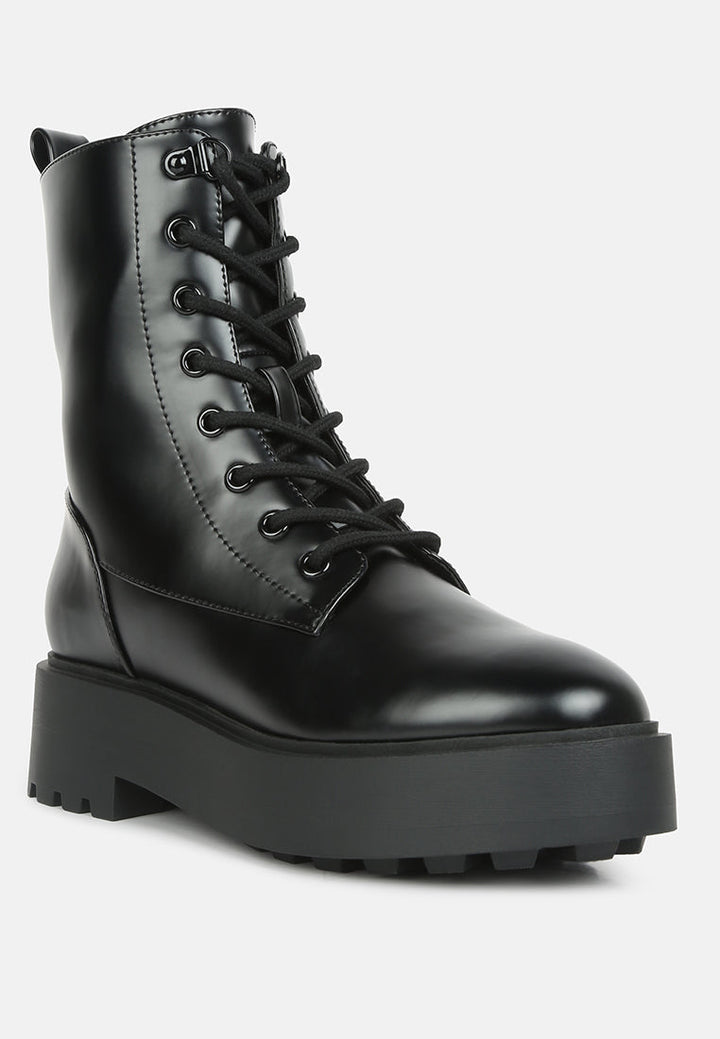 molsh faux leather ankle biker boots by ruw#color_black