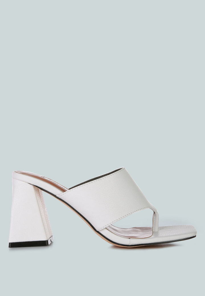 muse me triangular block heel thong sandals by ruw#color_white