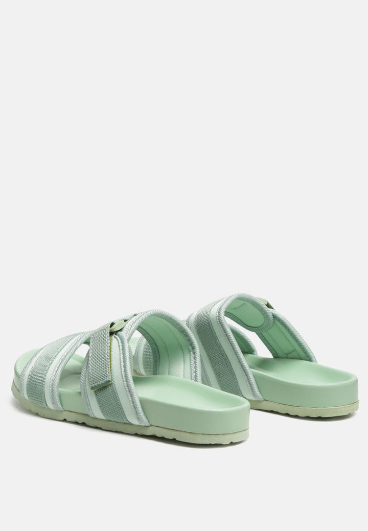 nautic casual platforms slides by ruw#color_green