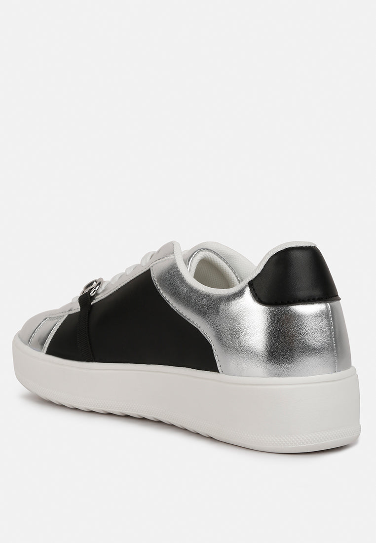 metallic sneakers by ruw#color_silver