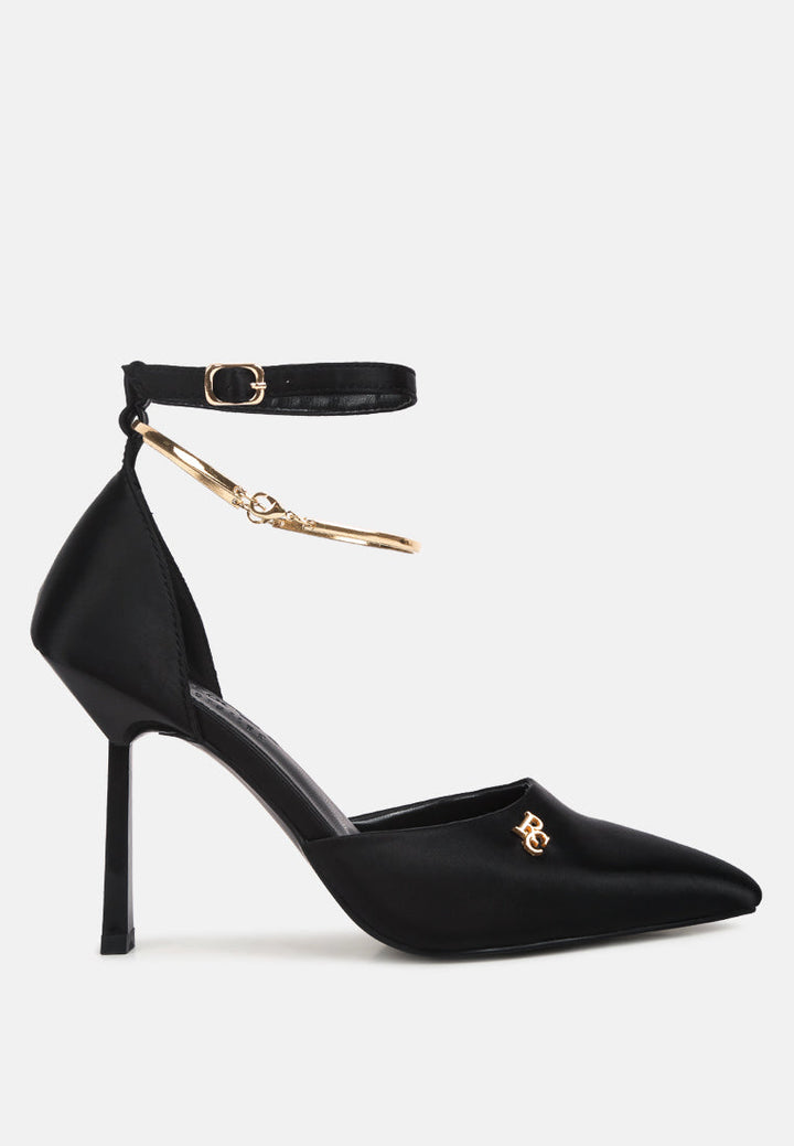 hobnob anklet embellishment stiletto sandals by ruw#color_black