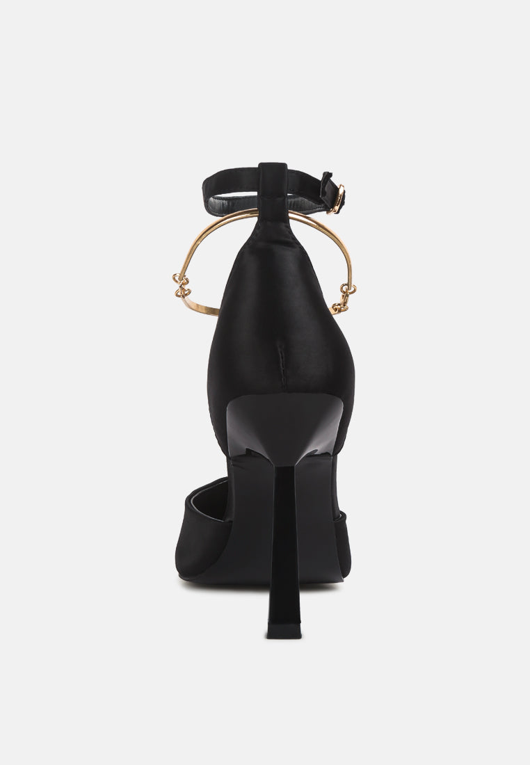 hobnob anklet embellishment stiletto sandals by ruw#color_black