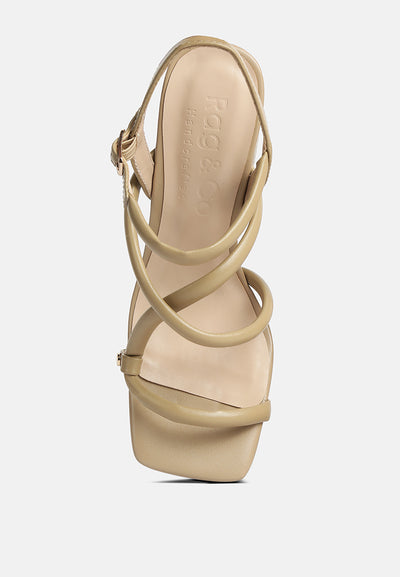 open square toe block heel sandals#color_taupe