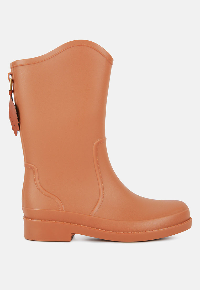 overcloud stylish rainboots by ruw#color_tan