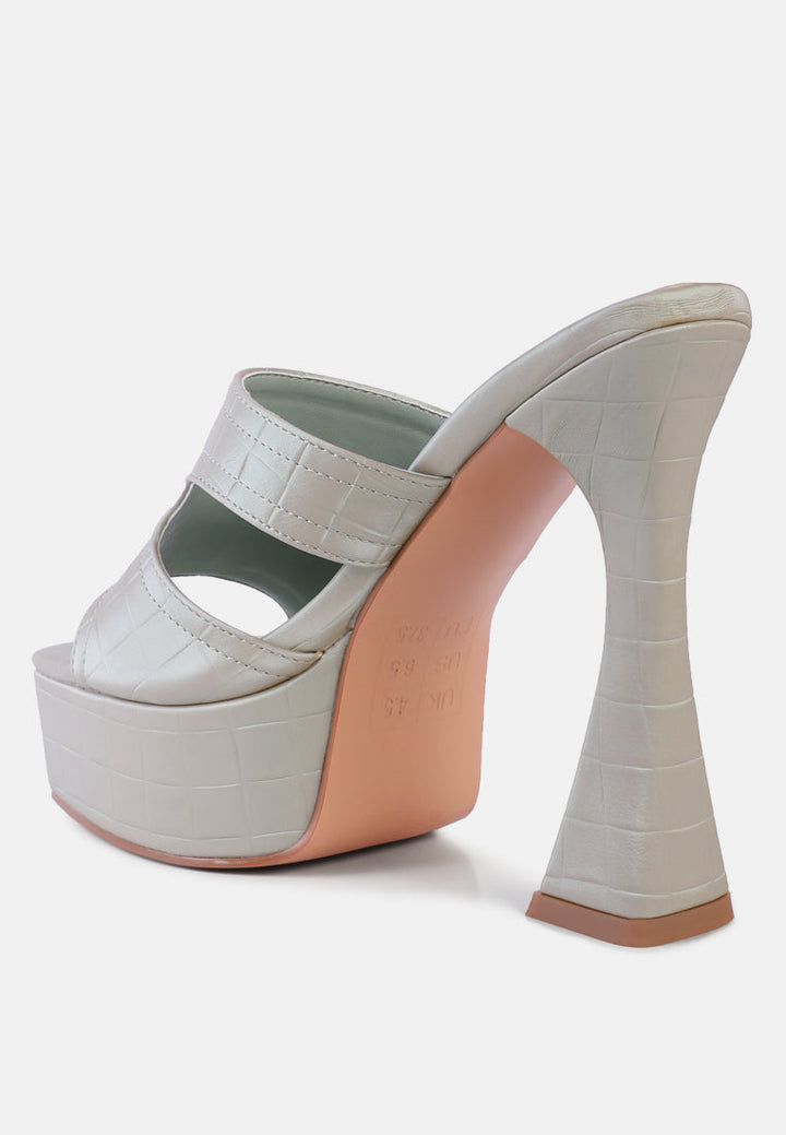 pda croc high heel platform sandals by ruw#color_mint