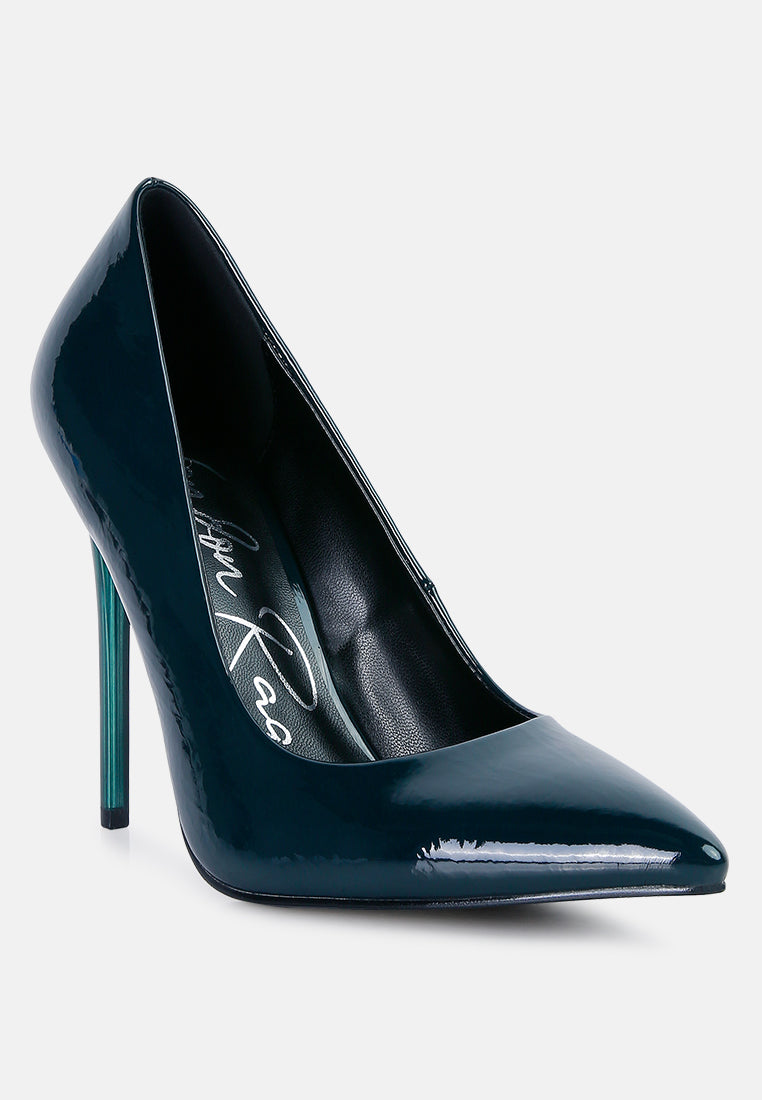 personated stiletto heel pumps by ruw#color_blue