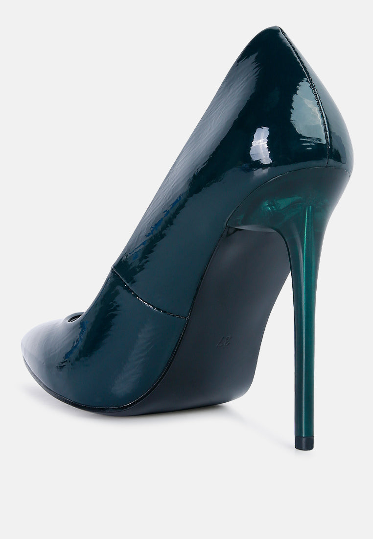 personated stiletto heel pumps by ruw#color_blue