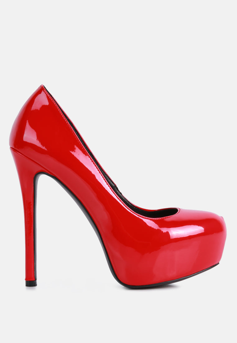 pismis patent faux leather stiletto pumps by ruw#color_red