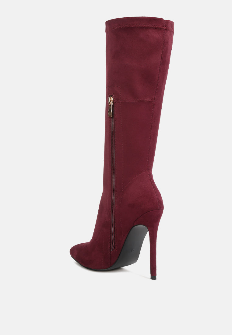 playdate high heeled calf boots by ruw#color_burgundy
