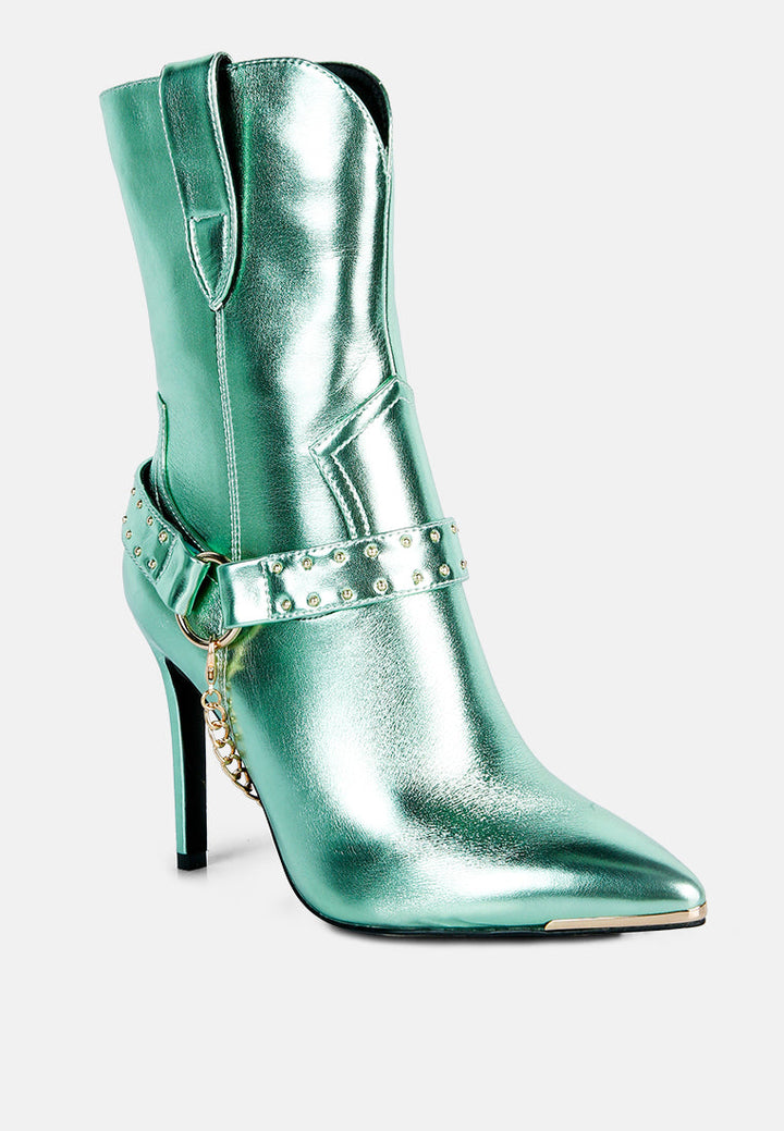 pro tip high heel ankle boots by ruw#color_green