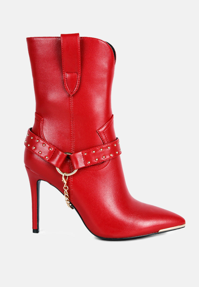 pro tip high heel ankle boots by ruw#color_red
