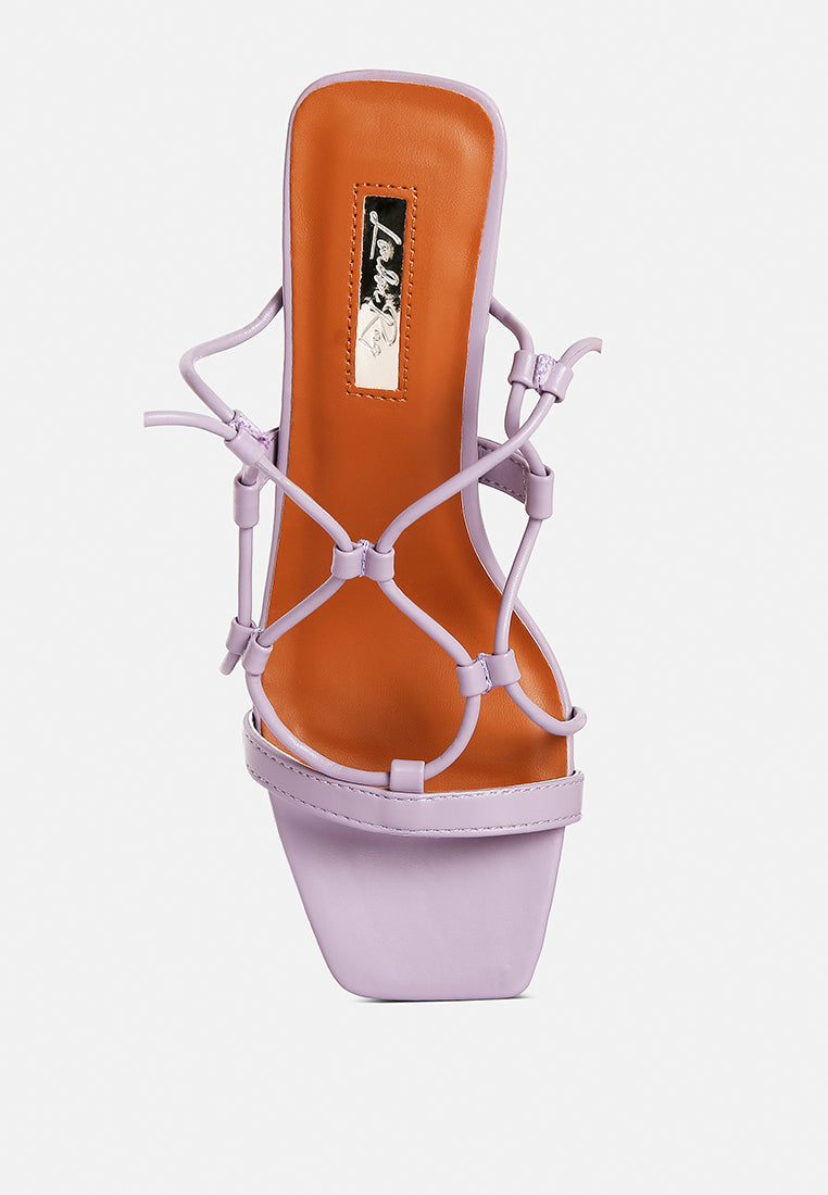 provoked lace up block heeled sandals by ruw#color_purple