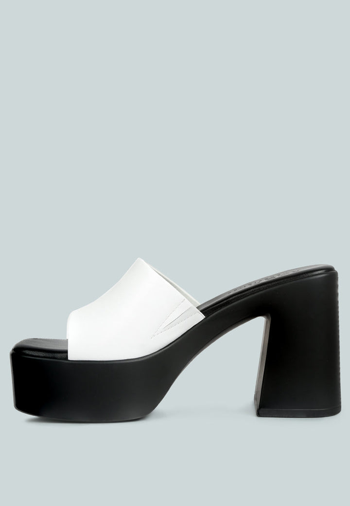 scandal slip on block heel sandals by ruw#color_white