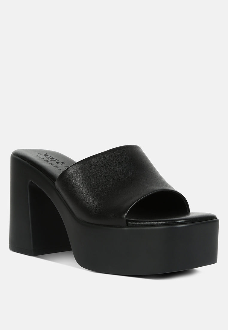 scandal slip on block heel sandals by ruw#color_black