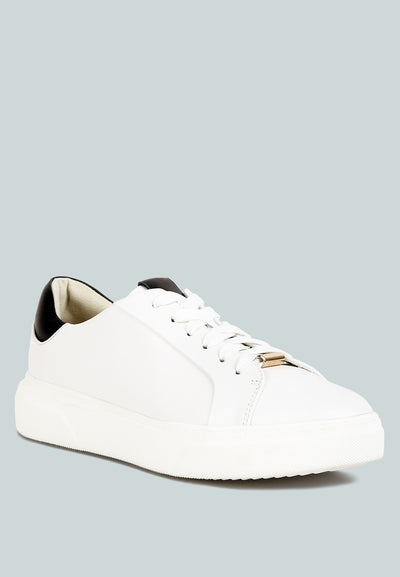 schick lace up leather sneakers_color_white-black
