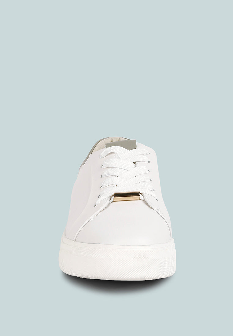 schick lace up leather sneakers_color_white-grey