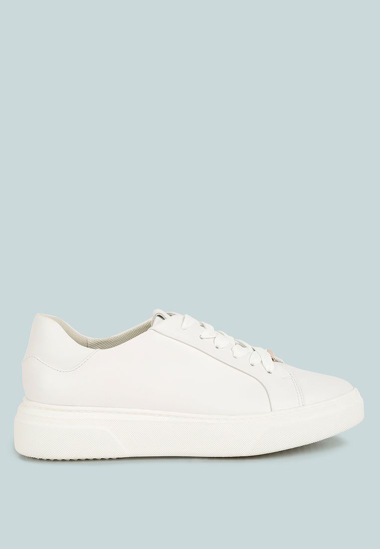 schick lace up leather sneakers_color_white-white