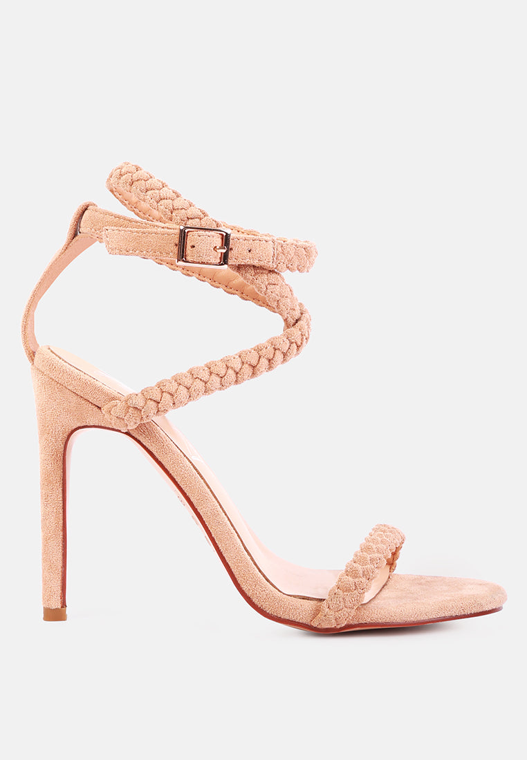 sherri ankle braided strap high heel sandals by ruw#color_nude