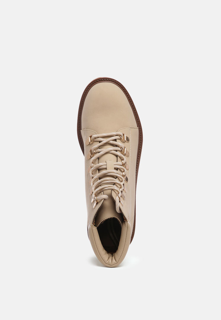 shirly soft leather lace-up boots by ruw#color_beige