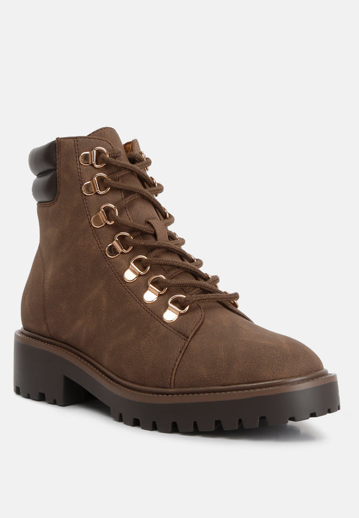 shirly soft leather lace-up boots by ruw#color_brown