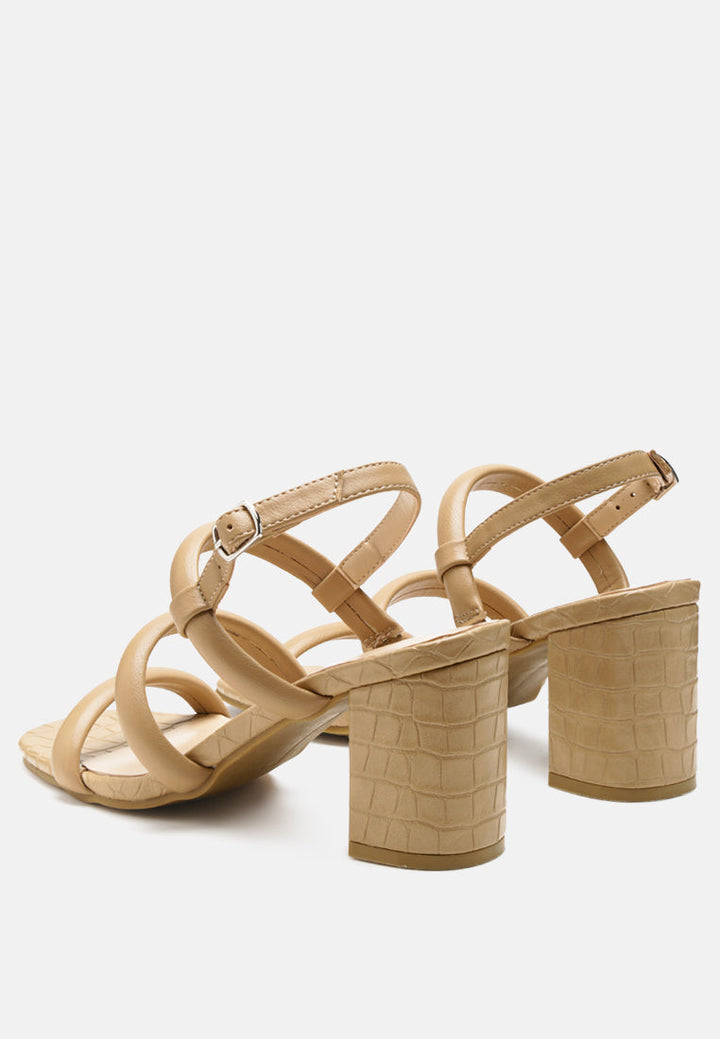 slater croc skin faux leather block heel sandals by ruw#color_nude