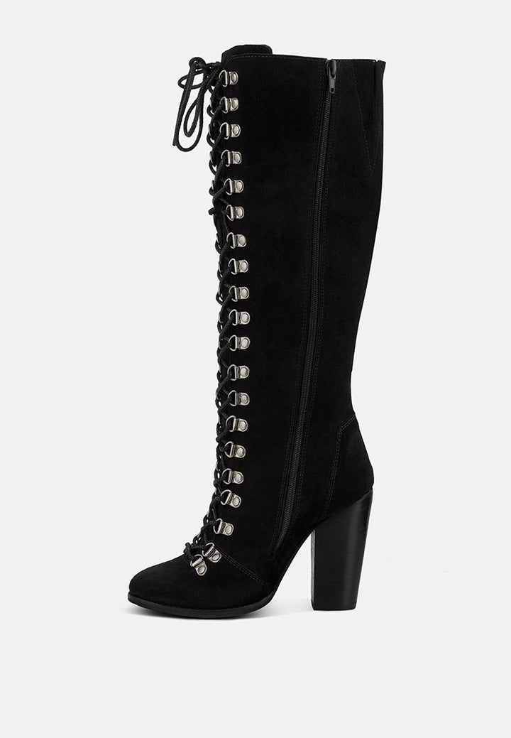 street-slay antique heeled calf boot#color_black