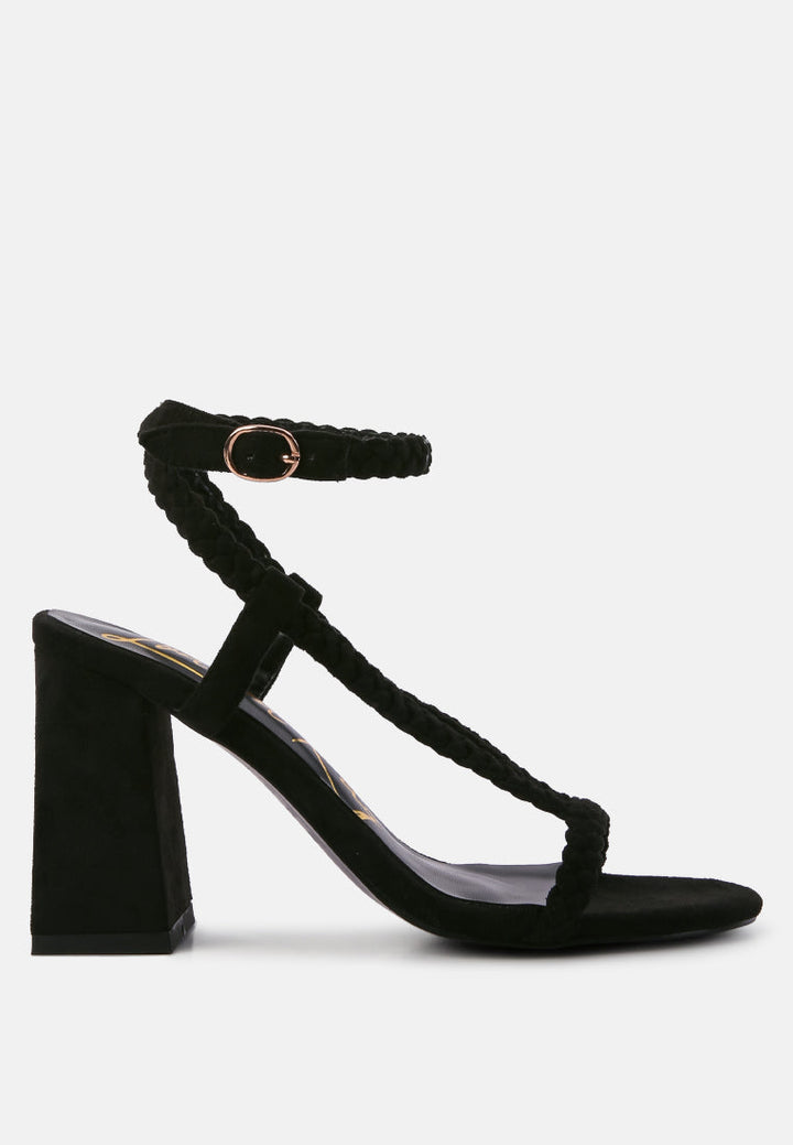 smoosh braided block heel sandals by ruw#color_black